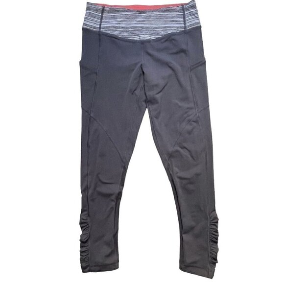 Lululemon Speed Tight Lux Crop Gray Leggings Women’s 6  Athletic Gym Running - Picture 3 of 10